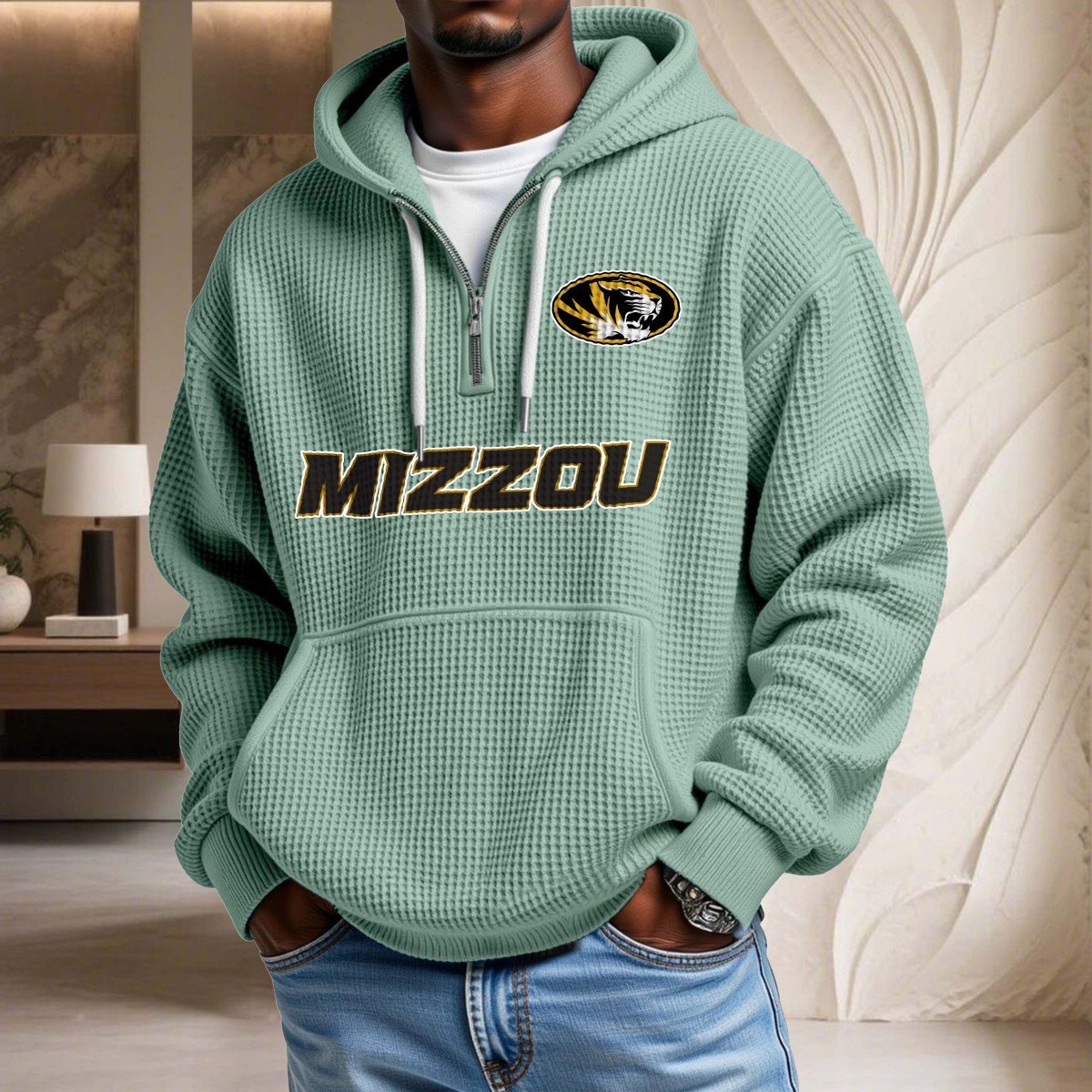 Missouri Tigers Waffelstrick-Hoodie – Bild 8