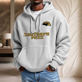 Southern Miss Golden Eagles Waffelstrick-Hoodie