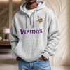 Minnesota Vikings Waffelstrick-Hoodie