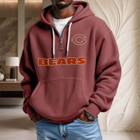 Chicago Bears Waffelstrick-Hoodie