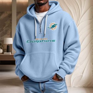 Miami Dolphins Waffelstrick-Hoodie