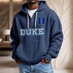 Duke Blue Devils Waffelstrick-Hoodie