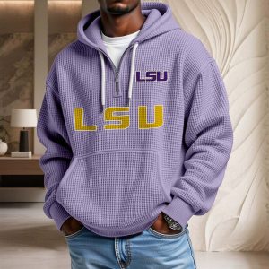 Lsu Tigers Waffelstrick-Hoodie