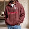 Kansas City Chiefs Waffelstrick-Hoodie