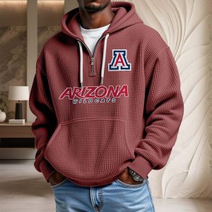 Arizona Wildcats Waffelstrick-Hoodie