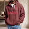 Ole Miss Rebels Waffelstrick-Hoodie