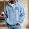 North Carolina Tar Heels Waffelstrick-Hoodie