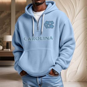 North Carolina Tar Heels Waffelstrick-Hoodie