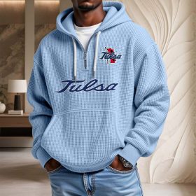 Tulsa Golden Hurricane Waffelstrick-Hoodie