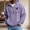 Washington Huskies Waffelstrick-Hoodie