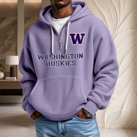Washington Huskies Waffelstrick-Hoodie