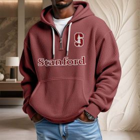 Stanford Waffelstrick-Hoodie