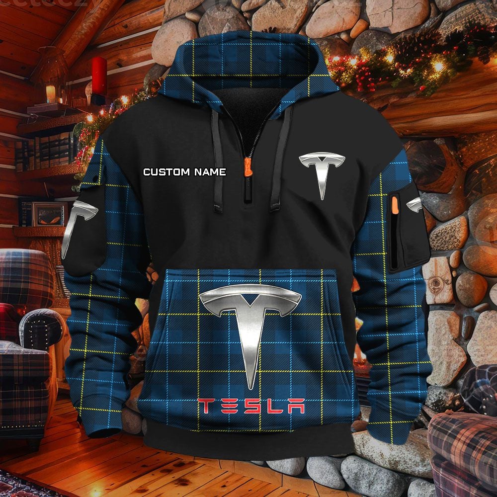 Tesla Hoodie – Bild 3
