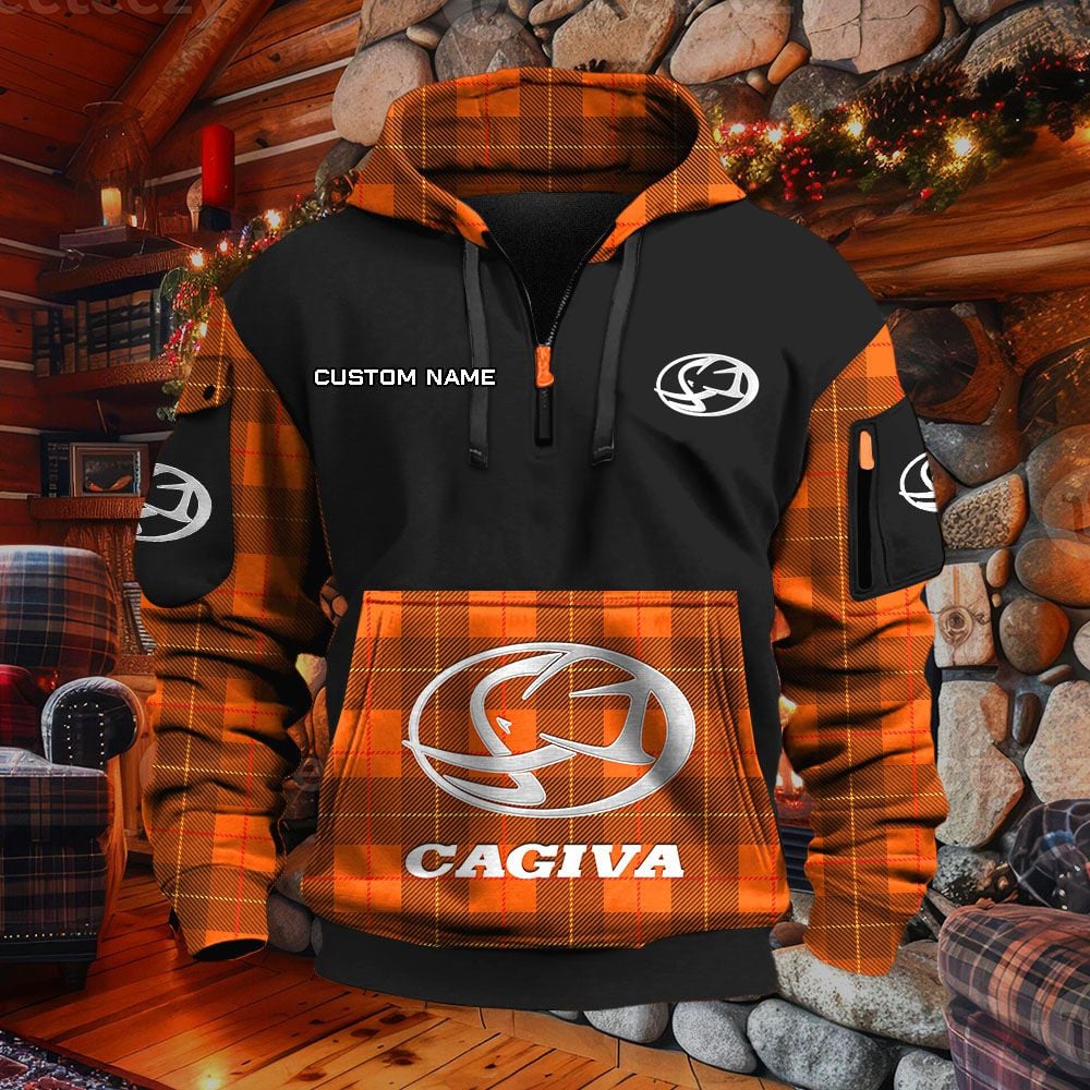 Cagiva Motorcycles Hoodie – Bild 8