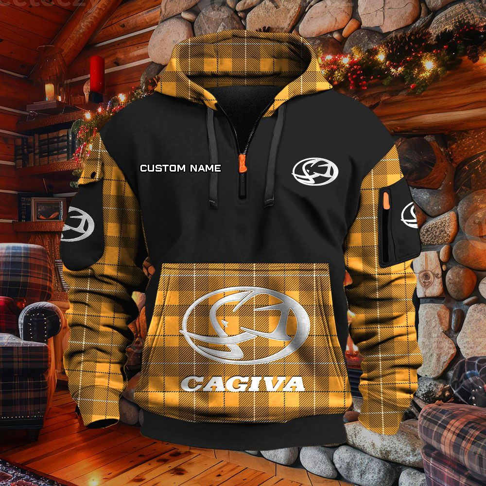 Cagiva Motorcycles Hoodie – Bild 9