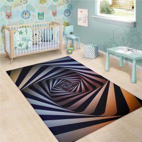 3d Geometric Design Teppich