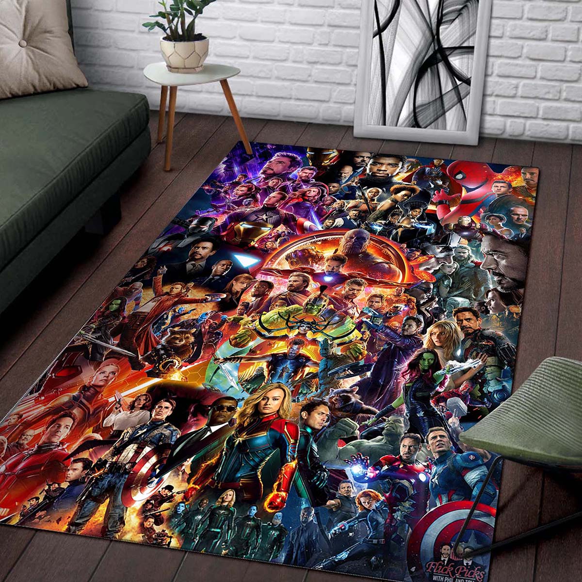 All Heroes The Avengers End Game Teppich – Bild 2