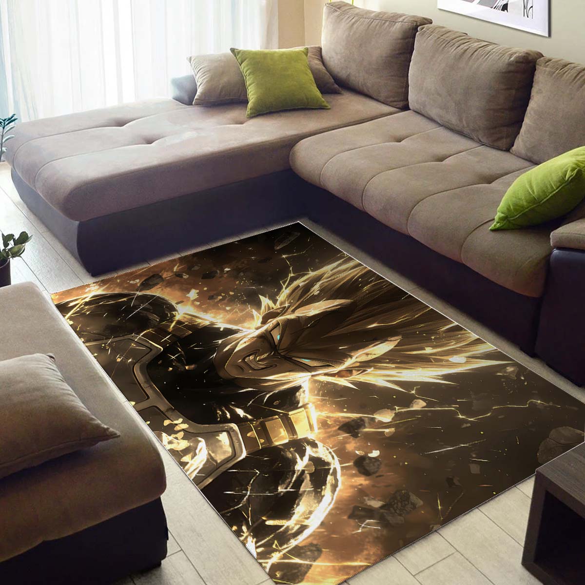 Angry Vegeta Dragon Teppich – Bild 3