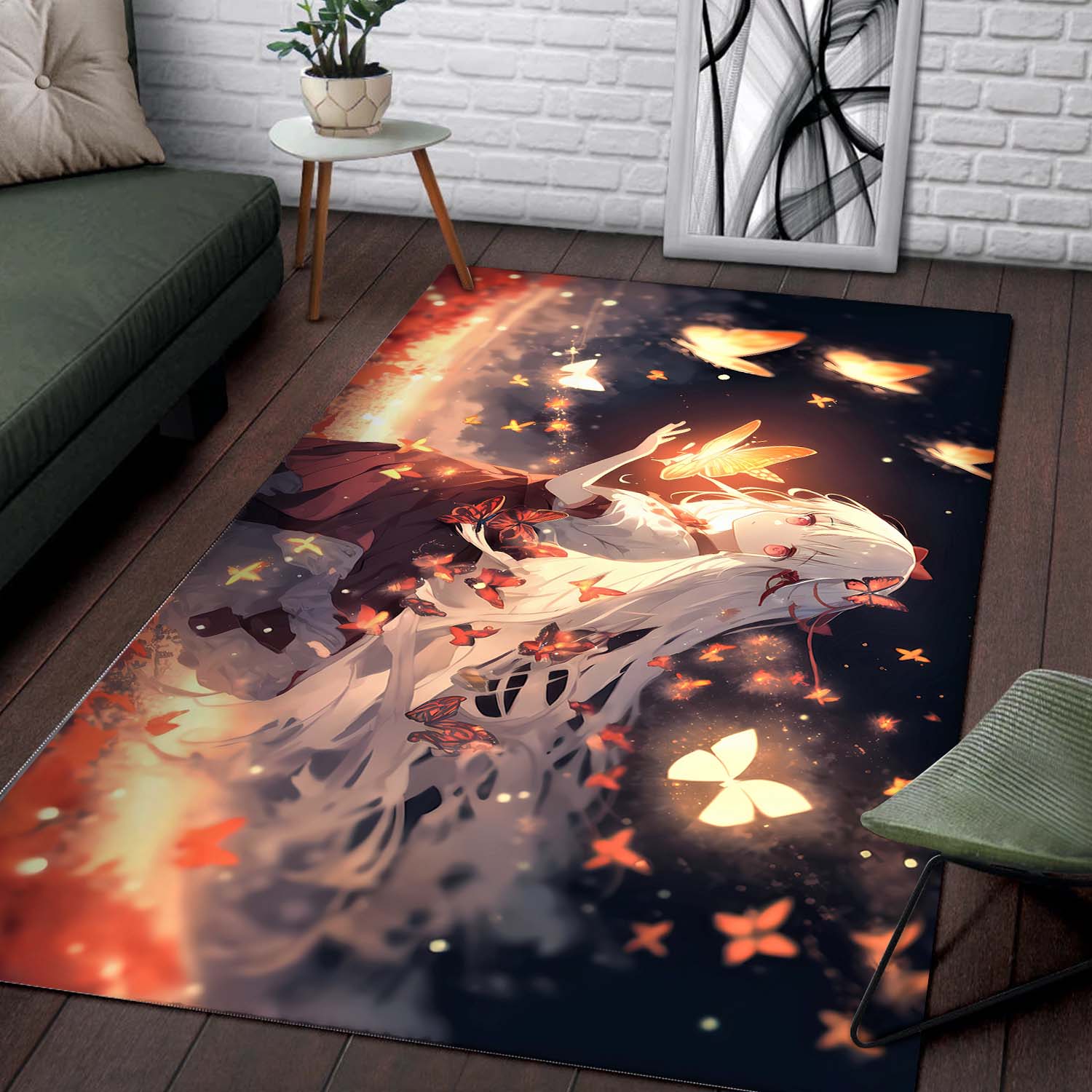 Anime Girl Surreal Teppich – Bild 2