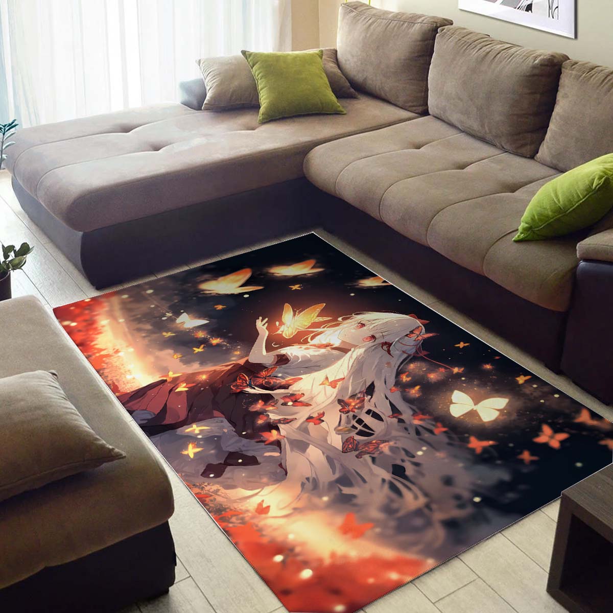 Anime Girl Surreal Teppich – Bild 3