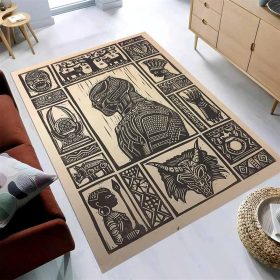 Black Panther Wakanda Marvel Superhero Teppich