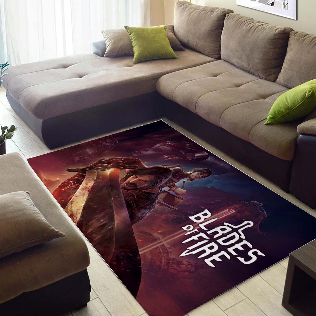 Blades Of Fire Key Teppich – Bild 3