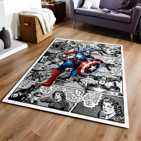 Captain America Marvel 09 Teppich