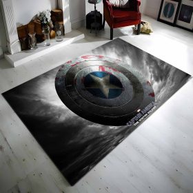 Captain America Schild 2 Teppich