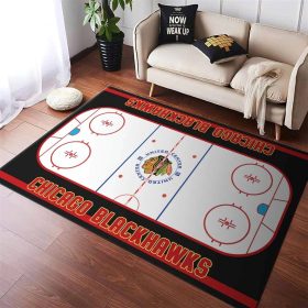 Chicago Blackhawks Hockey Team Teppich