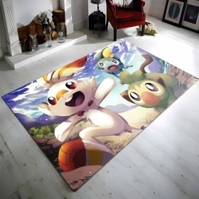 Chimpep Hopplo Memmeon Pokmon Scorbunny Grookey Sobble Pokemon Teppich