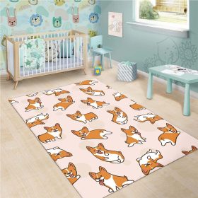Corgis Pattern Dog Teppich