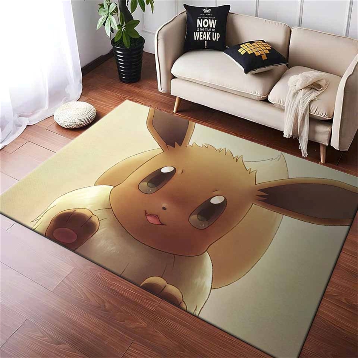 Cute Pokemon Eevee Teppich – Bild 3