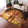 Demon Slayer Rengoku Fire Breathing Teppich