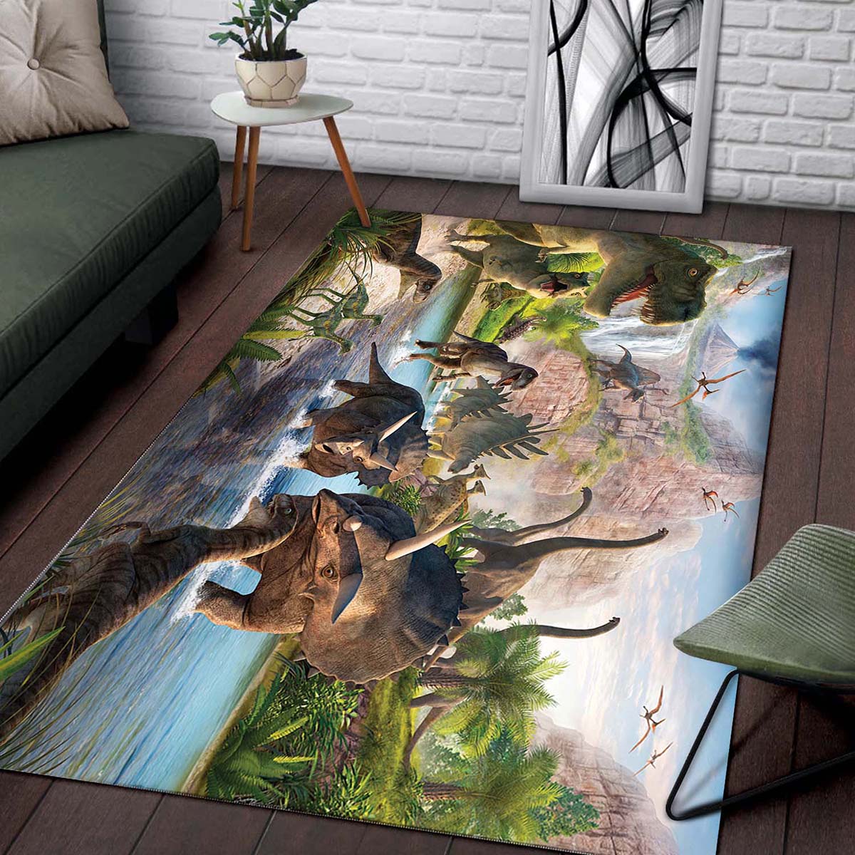 Dinosaur De190823 Teppich – Bild 2