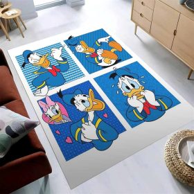 Donald Duck Full Face Funny Walt Disney Cartoon Ver2 Teppich