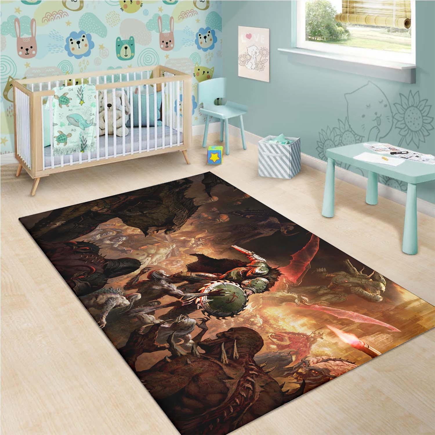 Doom Slayer Doom Teppich