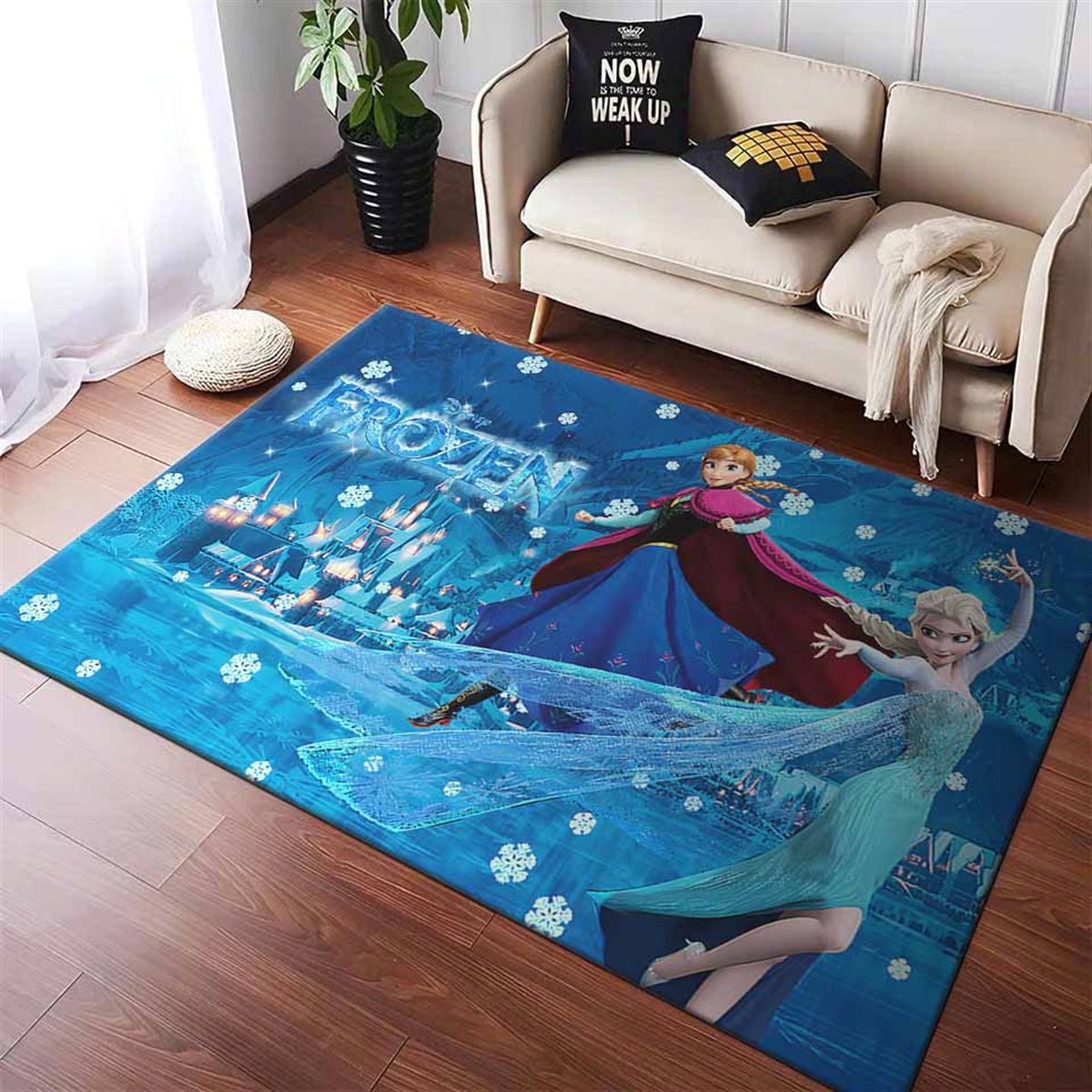 Elsa & Anna Disney Princess Cartoon Teppich