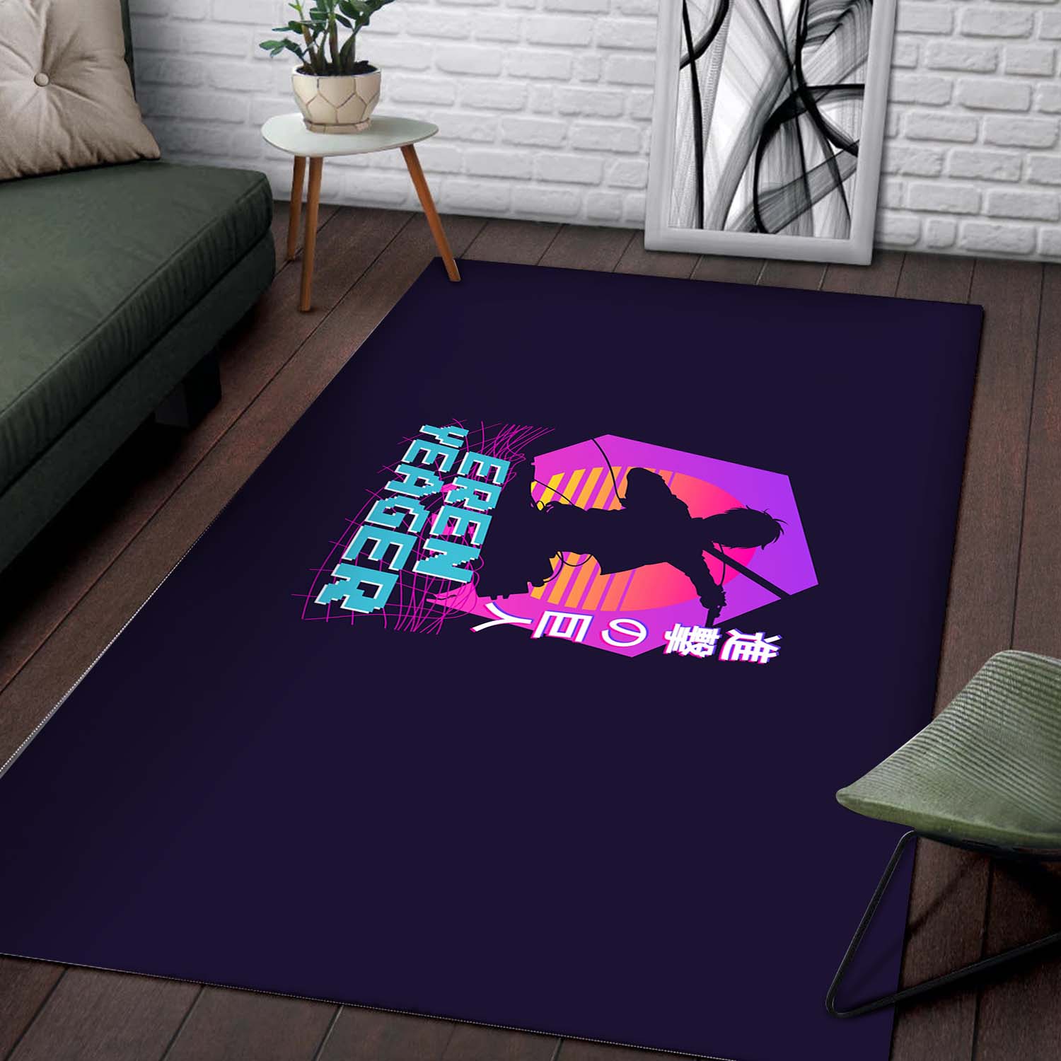 Eren Yeager 5K Teppich – Bild 2