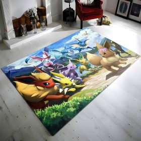 Evoli Entwicklung Pokmon Eevee Evolution Pokemon 8 Teppich