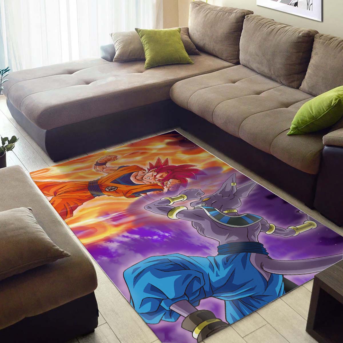Goku Vs Beerus Teppich – Bild 3