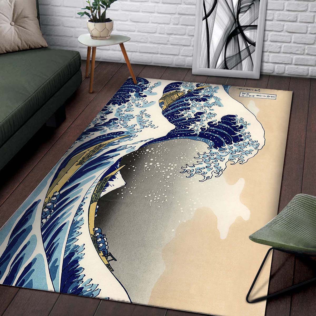 Great Wave Off Kanagawa Teppich – Bild 2