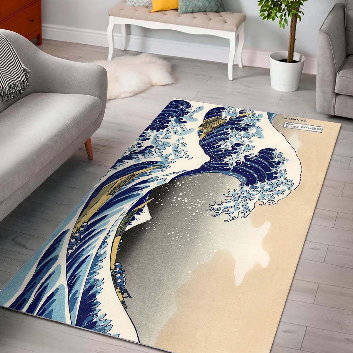 Great Wave Off Kanagawa Teppich – Bild 3