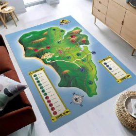 Jurassic Park Map Teppich