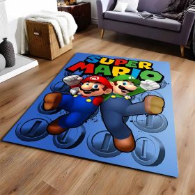 Mario Und Luigi Super Mario 2 Teppich