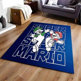 Mario Und Luigi Super Mario 5 Teppich