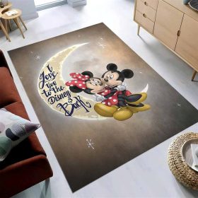 Mickey Mouse To The Moon Disney Bedroom Teppich