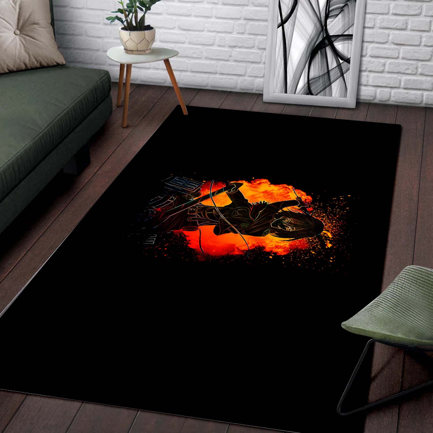Mikasa Ackerman 2 Teppich – Bild 2