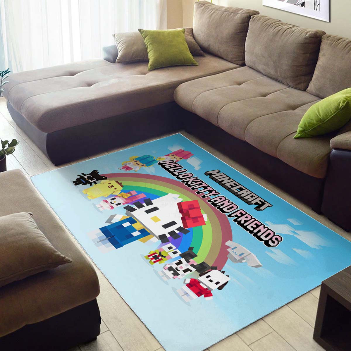 Minecraft Hello Teppich – Bild 3