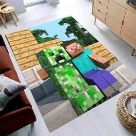Minecraft Steve Creeper Teppich