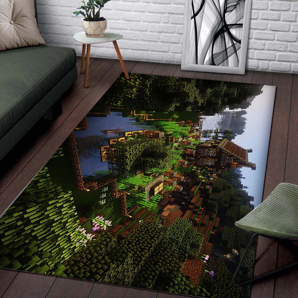 Minecraft Steve Spiel Favorit 8 Teppich – Bild 2